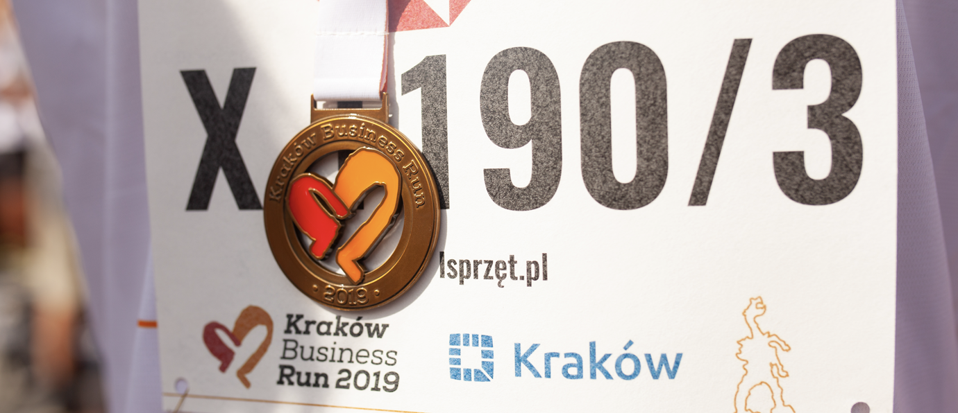 Medal Kraków Business Run dla Isprzet.pl