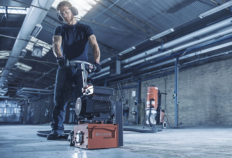 Electric floor milling Husqvarna CG200 E
