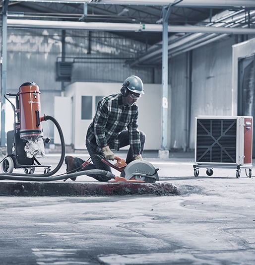 Power cutter Husqvarna K 4000 WET + Vac Attachment