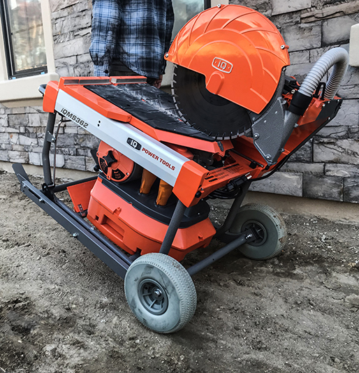 Dust-free table cutter iQ Power Tools iQMS362 with dust extraction system