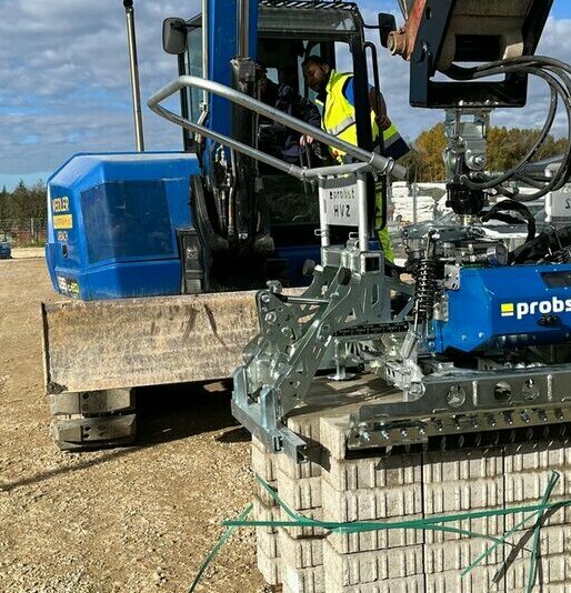 Zawieszany chwytak Probst HVZ-PAVERTRON do kostki brukowej