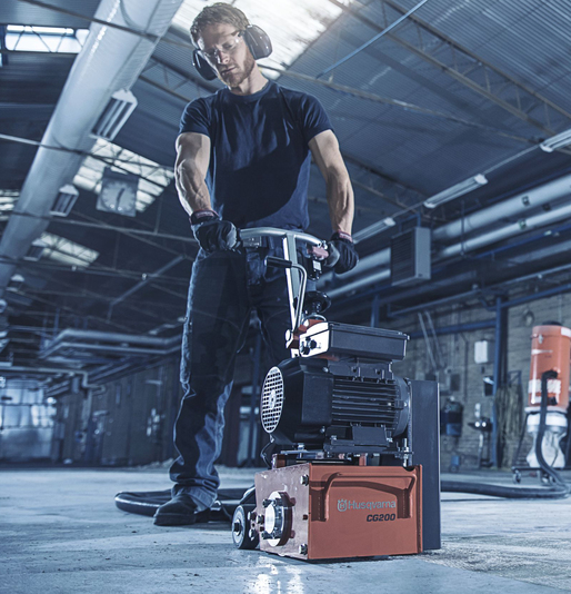 Electric floor milling Husqvarna CG200 E