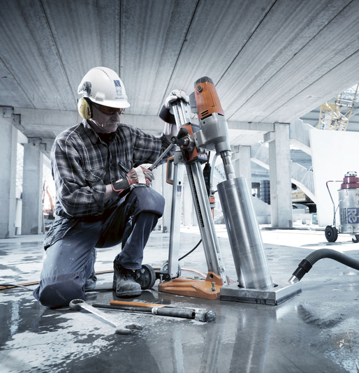Wiertnica ze statywem Husqvarna DMS 240