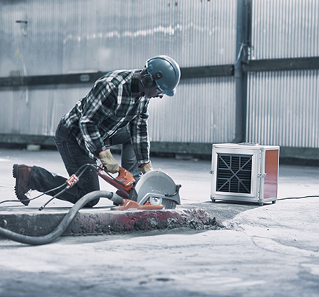 Ensure clean air in the workplace - Husqvarna Series A air cleaners