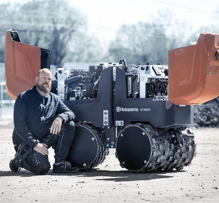 Combustion engines in construction machinery