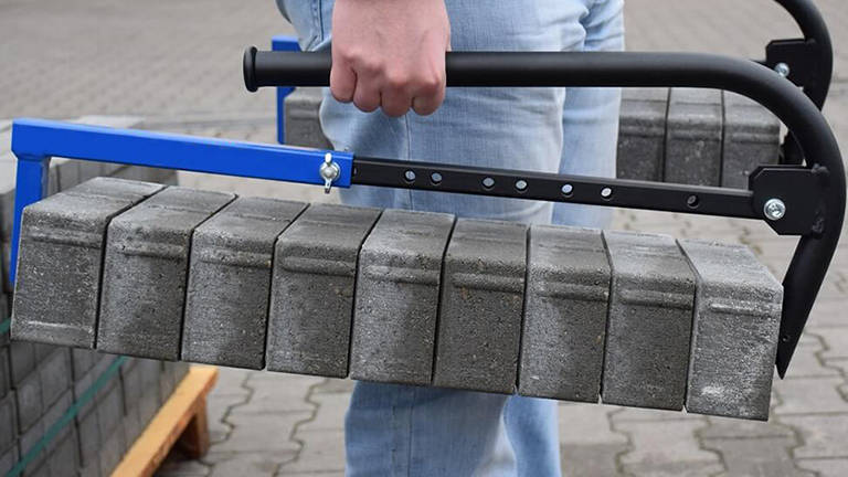Laying paving stones step by step