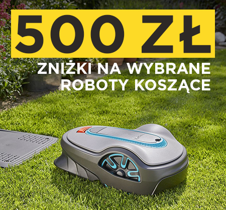 Promocja na roboty koszące Gardena: 500 zł taniej z kodem!