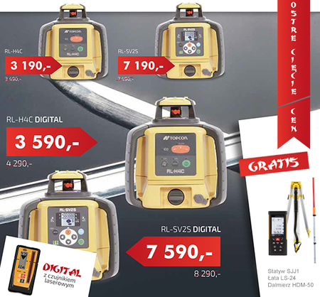 A new promotion has been launched with Topcon levels
