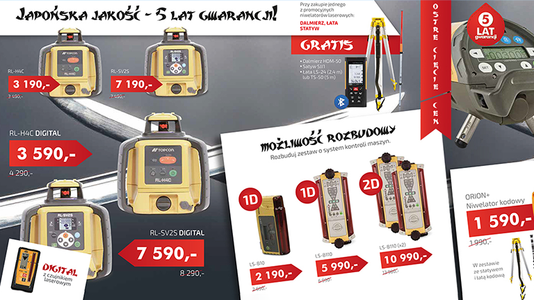 Ruszyła nowa promocja z niwelatorami Topcon 