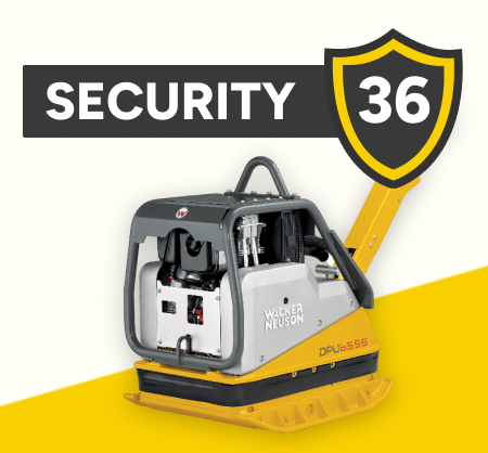 Gwarancja Security 36 na zagęszczarki serii DPU i BPU
