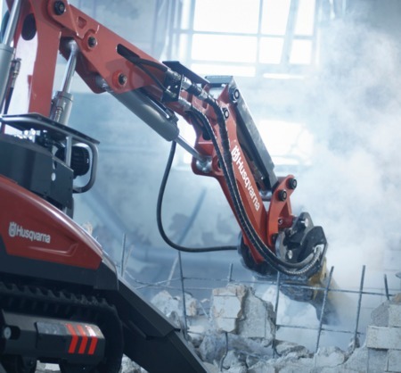 Husqvarna demolition robots - this is the future of the industry?