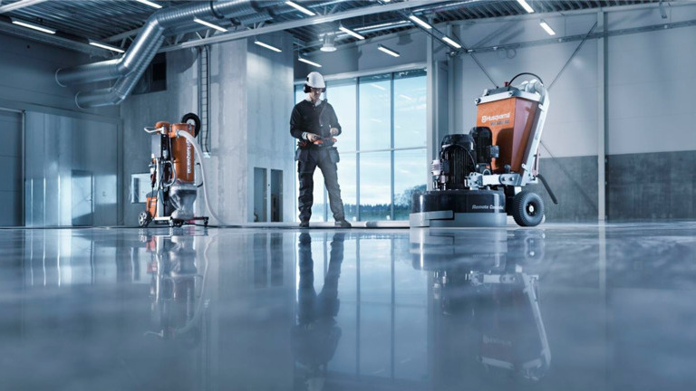 Nowoczesne wykończenie posadzek betonowych